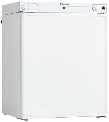 Dometic CombiCool RF62, freistehender Absorber-Kühlschrank, mit Gefrierfach, 54 Liter, Gas-Anschluss 50 mbar, 12 V und 230 V, für Camping und Schlafräume, Weiß im Sale